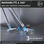 Aspirateur Balai sans Fil - HOOVER HF410H - 190 W - Autonomie : 30 min - 0,7 L