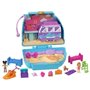 COFFRET CHIOT A LA PLAGE - POLLY POCKET - HRD36 - MINI POUPEE POLLY POCKET COFFRET COMPACT