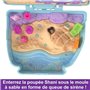COFFRET CHIOT A LA PLAGE - POLLY POCKET - HRD36 - MINI POUPEE POLLY POCKET COFFRET COMPACT
