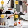 SODASTREAM Art - Machine a Eau Pétillante Noire - Pack 1 Bouteille 1L Compatible Lave-Vaisselle + 1 Recharge de Gaz 60L 