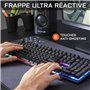 Combo KRYPTON - THE G-LAB - Pack Clavier et Souris Gamer Filaire Rétro - Éclairage RGB