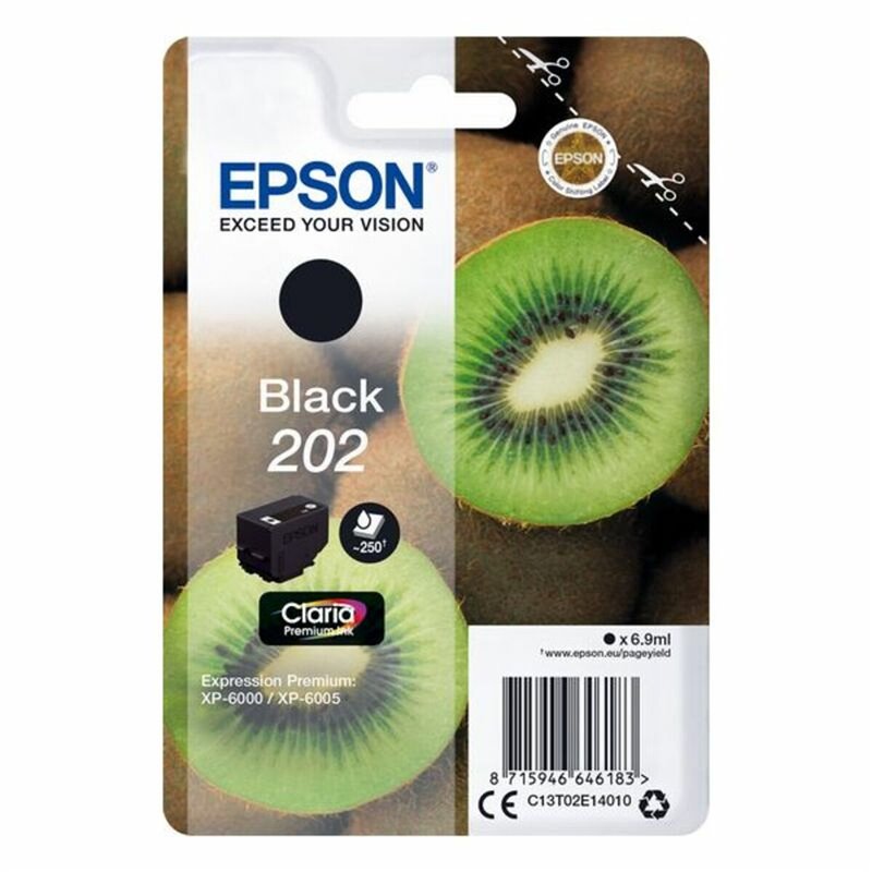 Epson Kiwi Singlepack Black 202 Claria Premium Ink