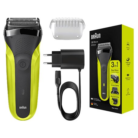 Braun Series 3 81702942 rasoir pour homme Rasoir à grille Tondeuse Noir