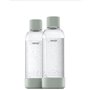 Pack de 2 bouteilles MYSODA Pigeon PET et Biocomposite 1L - Compatible avec toutes les machines MYSODA