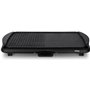 WEASY STO52 Plancha éléctrique 2000W - Plaque effet pierre - 52x27cm - Température réglable - Revetement anti-adhésif - Bac