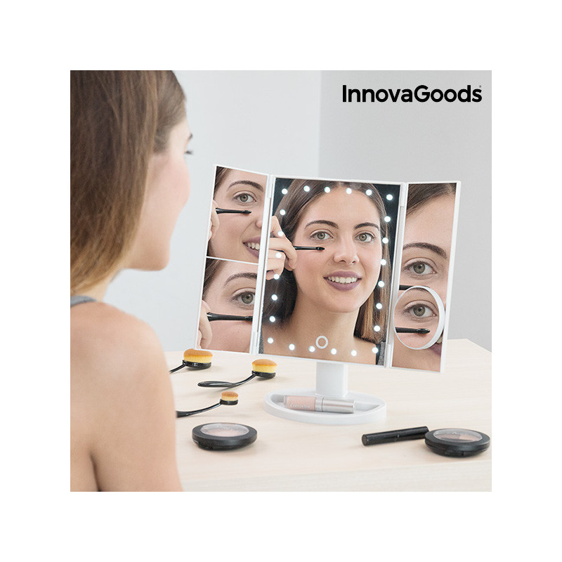 Miroir Grossissant avec LED 4-in-1 Ledflect InnovaGoods