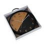 Horloge Murale Versa Noir Plastique 4,5 x 30 x 30 cm