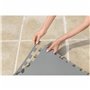 Sol protecteur pour piscine démontable Bestway Lay-Z-Spa 196 x 196 cm Gris Polyéthylène