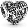 Perle de verre Femme Pandora FAMILY HEART