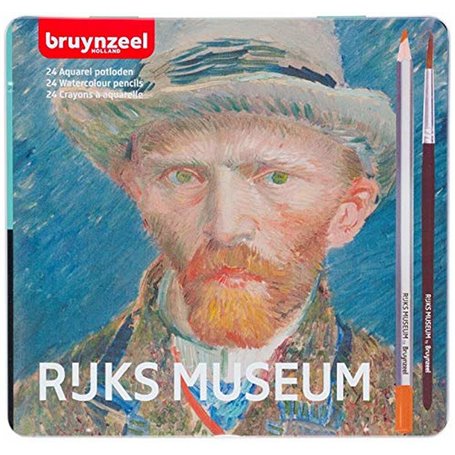 crayons de couleurs pour aquarelle Bruynzeel Van Gogh Multicouleur 24 Pièces