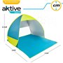 Paravent Aktive Bleu Vert Polyester 160 x 110 x 140 cm