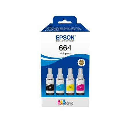 Epson C13T66464A cartouche d'encre 4 pièce(s) Compatible Noir
