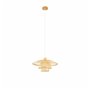 Suspension DKD Home Decor Naturel Bambou 50 W 40 x 40 x 17 cm