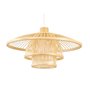 Suspension DKD Home Decor Naturel Bambou 50 W 40 x 40 x 17 cm