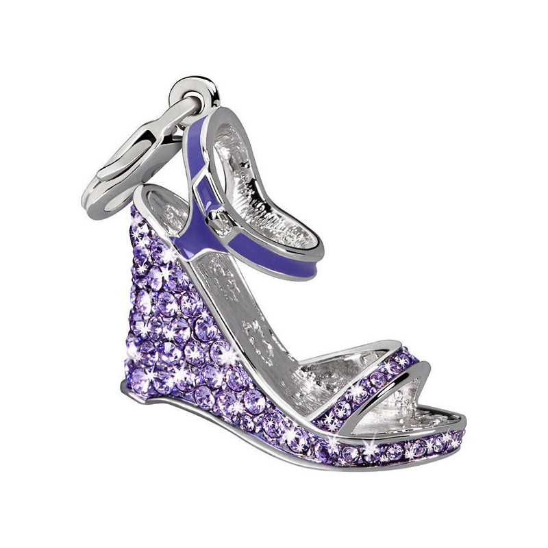 Pendentif Femme Glamour GS2-19 | Violet (4 cm)