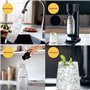 SodaStream GAIA Machine a Eau Pétillante - Pack 1 Bouteille 1L Compatible Lave-Vaisselle + 1 Recharge de Gaz 60L a Clips