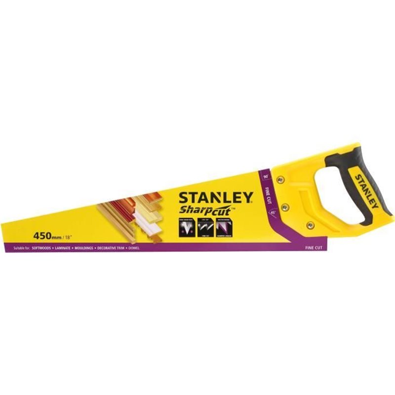 Lame Scie à Raser Stanley FatMax 120mm - 23 Dents/pouce - Denture Triple Biseau - Réaffûtable