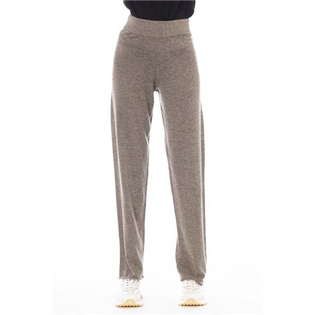 Alpha Studio Pantalons Brun Femme