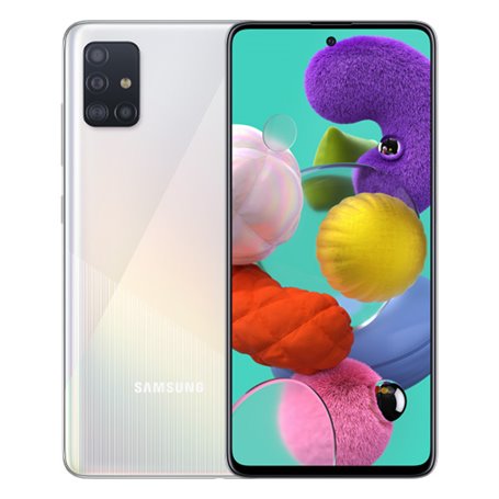 Samsung Galaxy A51 (dual sim) 128 Go blanc prismatique