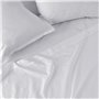 Drap housse HappyFriday BASIC Blanc 90 x 200 x 32 cm