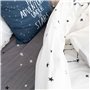 Housse de Couette HappyFriday Blanc Constellation Multicouleur 180 x 220 cm