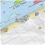 Jeu de draps HappyFriday Le Petit Prince Imagination Multicouleur 2 Pièces