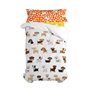 Parure de couette HappyFriday Mr Fox Dogs Multicouleur Lit 1 persone 2 Pièces