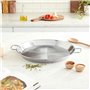 Poêle à Paella Guison SSF-16 Métal Acier inoxydable 18/10 Ø 40 cm