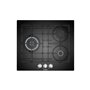 Bosch Serie 4 PNC6B6B90 plaque Noir Intégré 60 cm Gaz 3 zone(s)