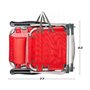 Chaise de Plage Colorbaby Rouge 48 x 60 x 90 cm