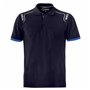 Polo à manches courtes Sparco Tech Stretch Blue marine