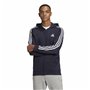 Sweat à capuche homme Adidas 3 Stripes Bleu foncé