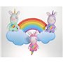 Jouet Peluche Gipsy Rabbits Cretins Lapicorn 18 cm Licorne Enfant