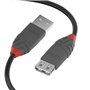 Lindy 36703 câble USB 2 m USB 2.0 USB A Noir