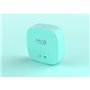 BILLY CLOCK REVEIL VEILLEUSE LAPIN BLEU TURQUOISE