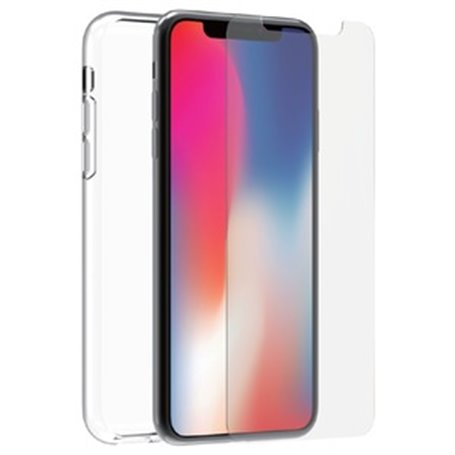 PACK COQUE RECYCLETEK + VERRE TREMPE IPHONE XS/X