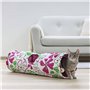 Kerbl Tunnel pour chats Flower 25 x 90 cm 82638