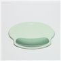 WE POP Tapis de souris avec repose poignet bi-color Vert: matire tissu - tapis