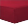 Vision - Drap housse Rouge - 160x200cm - 100% coton