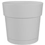 Pot a fleurs et plantes rond CAPRI LARGE - Plastique - Réservoir d'eau - diametre 30 cm - Blanc - ARTEVASI