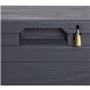 Coffre de jardin WOODY'S - Résine - Capacité 90L - Anthracite