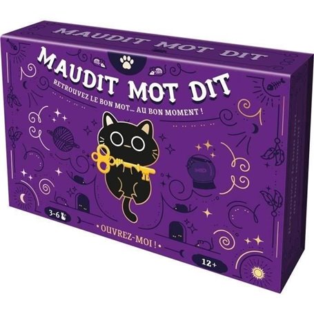 Asmodee - Cocktail Games - Maudit Mot Dit - Jeu de société - Jeu d'ambiance - A partir de 12 Ans - 3 a 6 Joueurs - 30 Min