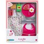 Accessoires poupon - COROLLE - Grand Coffret Repas - Pour poupon 36 et 42 cm - 11 accessoires - Des 2 ans