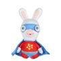 LAPINS CRETINS Peluche Super-Héros Rouge Sonore - 18 cm