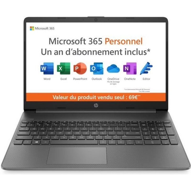 Ordinateur portable HP 15s-fq0024nf