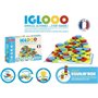 Iglooo 100 Pieces - JEUJURA - Jeu d'Adresse et de Logique avec Palets et Tapis