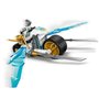LEGO NINJAGO 71816 La moto de glace de Zane - Avec minifigurine, Jouet d'aventure ninja