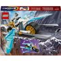 LEGO NINJAGO 71816 La moto de glace de Zane - Avec minifigurine, Jouet d'aventure ninja