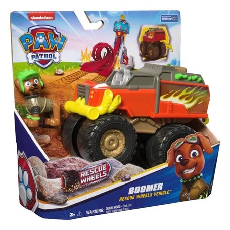 SPIN MASTER VÉHICULE + FIGURINE RESCUE WHEELS BOOMER La Pat' Patrouille