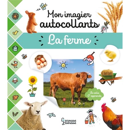 Mon imagier autocollants - La ferme